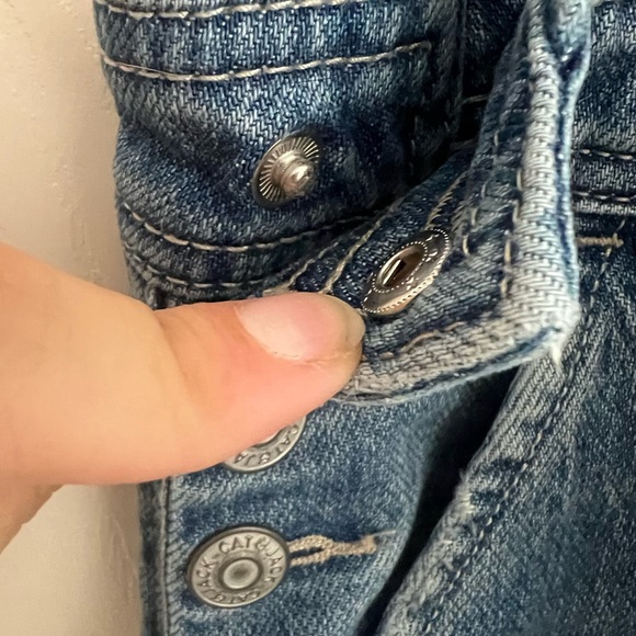 Cat and Jack Light wash overalls girl’s XL 14 / 16 - Picture 3 of 5